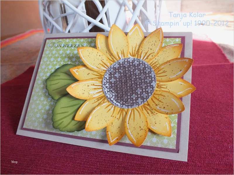 Karten Vorlagen Schönste sonnenblumen Mit Papier Selber Gestalten – Kreativ Mit