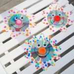 Kartoffeldruck Vorlagen Bewundernswert Upcycling Funkelnde Cd Blumen Basteln Mit Kindern