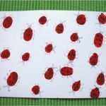 Kartoffeldruck Vorlagen Erstaunlich Marienkäfer Mit Fingerabdrücken Kinderspiele Welt