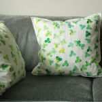 Kartoffeldruck Vorlagen Hübsch Hübsches Kleemotiv Fürs sofakissen Gimpel & Mars