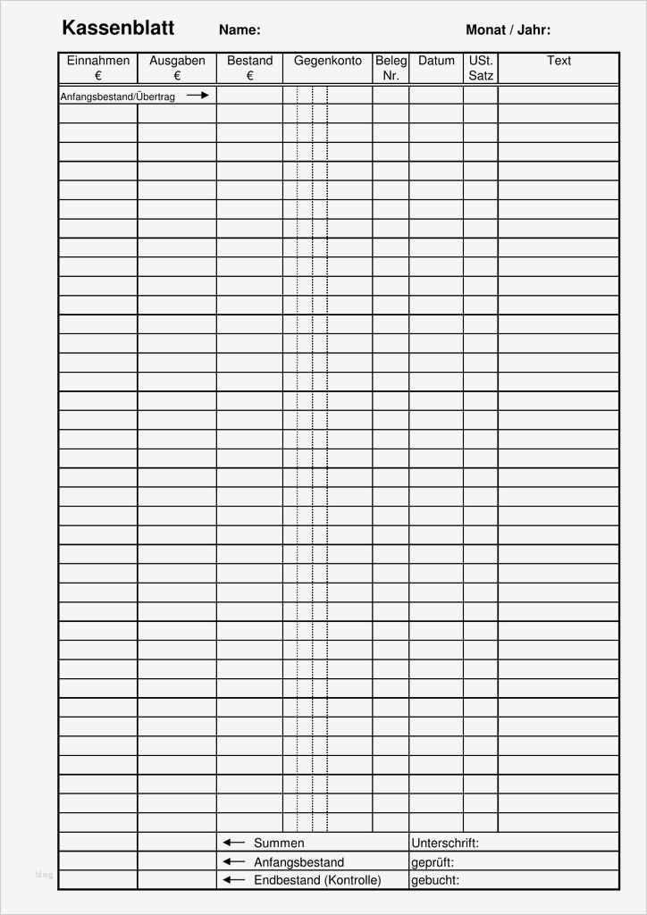 Kassenblatt Vorlage Erstaunlich Wunderbar Klassenblatt Vorlage Galerie