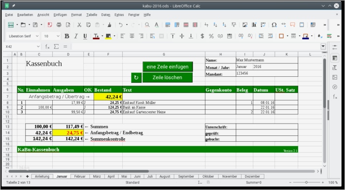 Kassenbuch Pdf Vorlage Kostenlos Best Of Kabu Kassenbuch Download