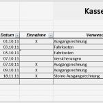 Kassenbuch Vorlage Excel Best Of Kassenbuch Excel Vorlagen Shop