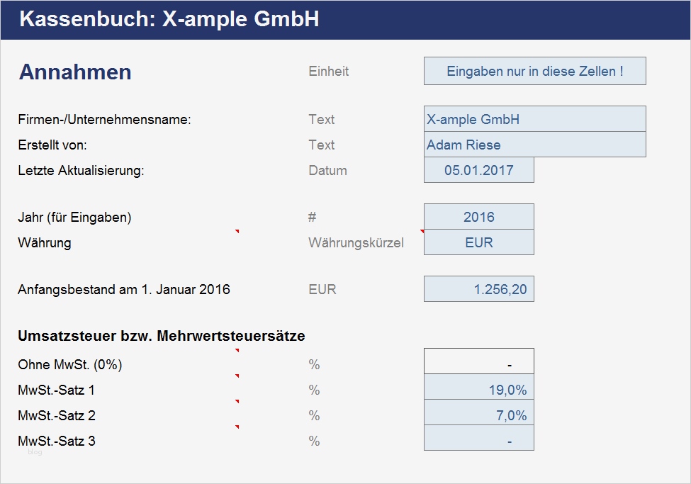 Kassenbuch Vorlage Excel Download Luxus Profi Kassenbuch Vorlage In Excel Zum Download
