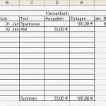 Kassenbuch Vorlage Excel Erstaunlich Excel 2003 Kassenbuch