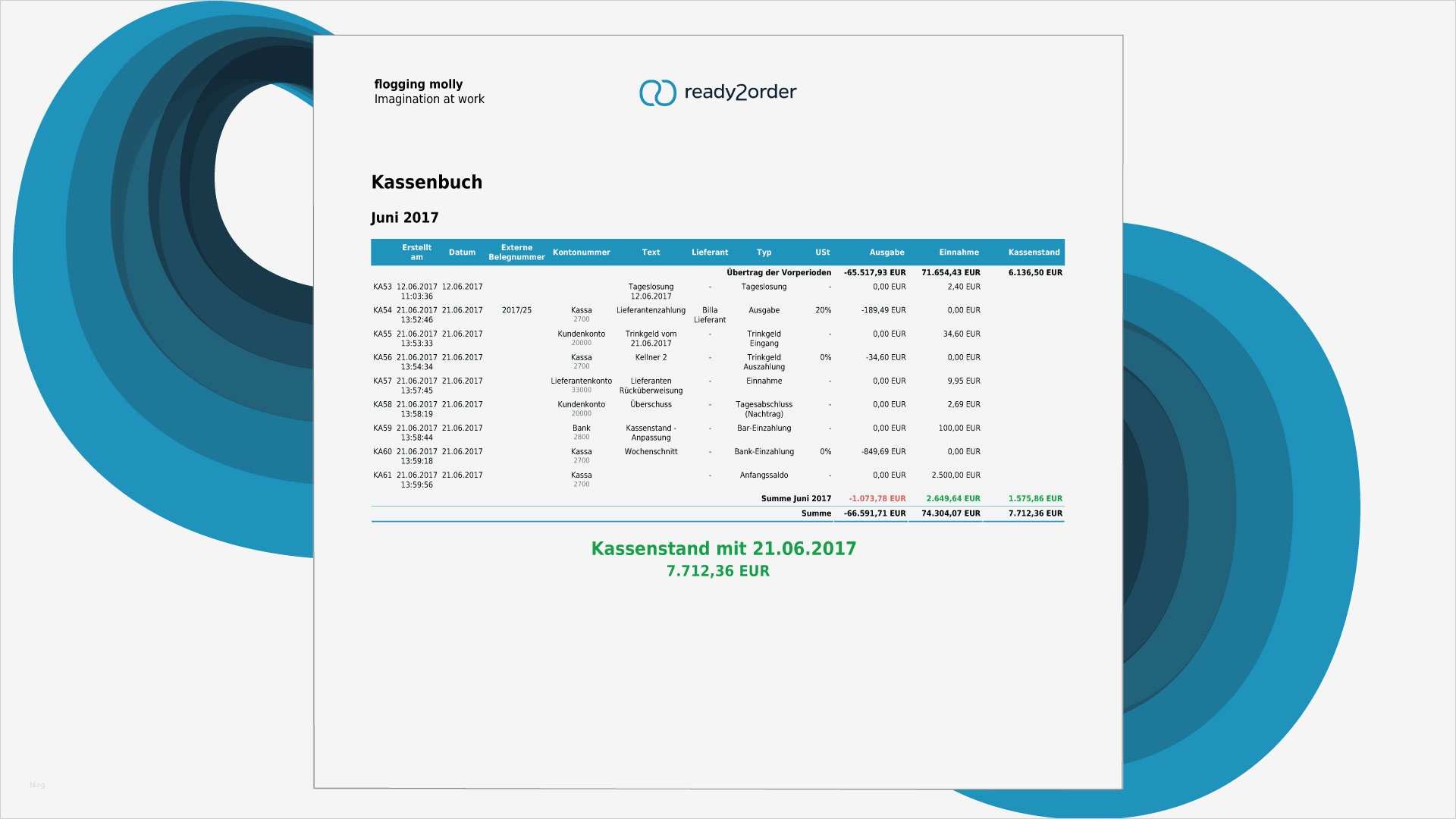 Kassenbuch Vorlage Genial Kassenbuch Vorlage Kostenlos Als Excel & Pdf Herunterladen