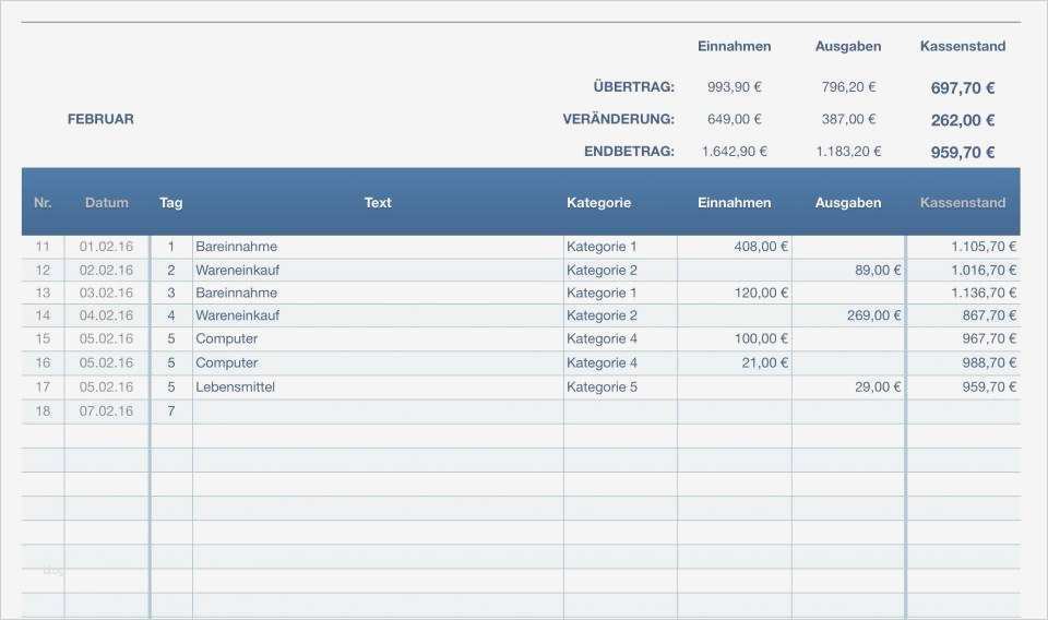 Kassenbuch Vorlage Genial Numbers Vorlage Kassenbuch 2016 Ohne Ust