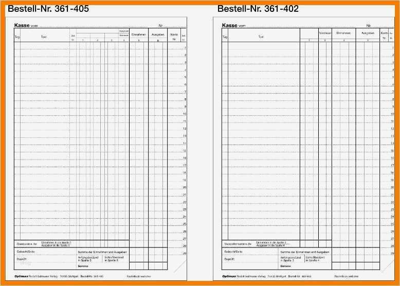 Kassenbuch Vorlage Pdf Best Of 7 Kassenbuch Pdf
