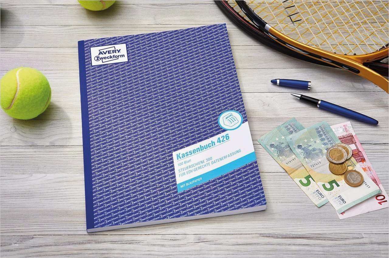 Kassenbuch Vorlage Zweckform Erstaunlich Kassenbuch 426