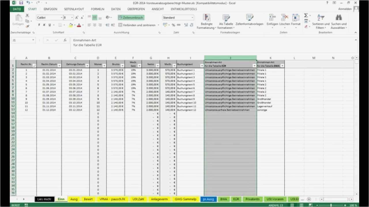 Kassenzählprotokoll Excel Vorlage Gut Tutorial Spalten In Der Excel Vorlage EÜr Einfügen