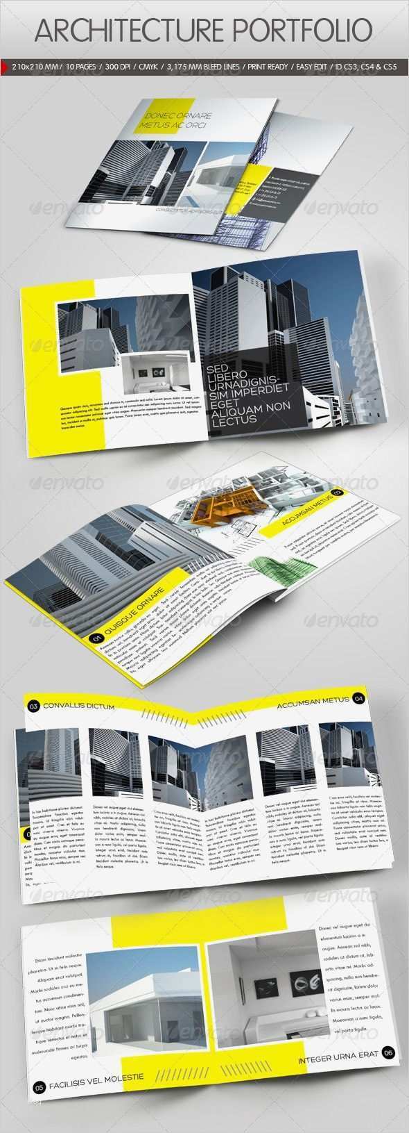 Katalog Layout Vorlagen Hübsch Construction Pany Brochure