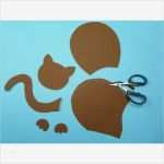 Katze Basteln Vorlage Angenehm Katze Basteln Aus Papier