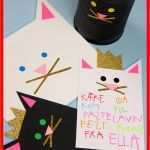 Katze Basteln Vorlage Fabelhaft Einladungskarte Kindergeburtstag Einladung Basteln Katze