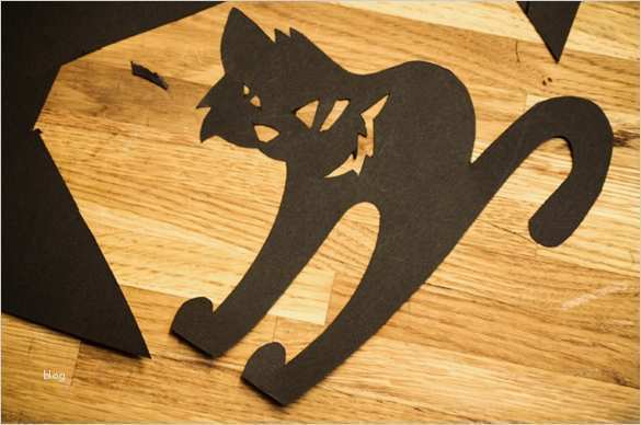 Katze Basteln Vorlage Fabelhaft Schaurig Schöne Halloween Fensterbilder Zum Selbermachen