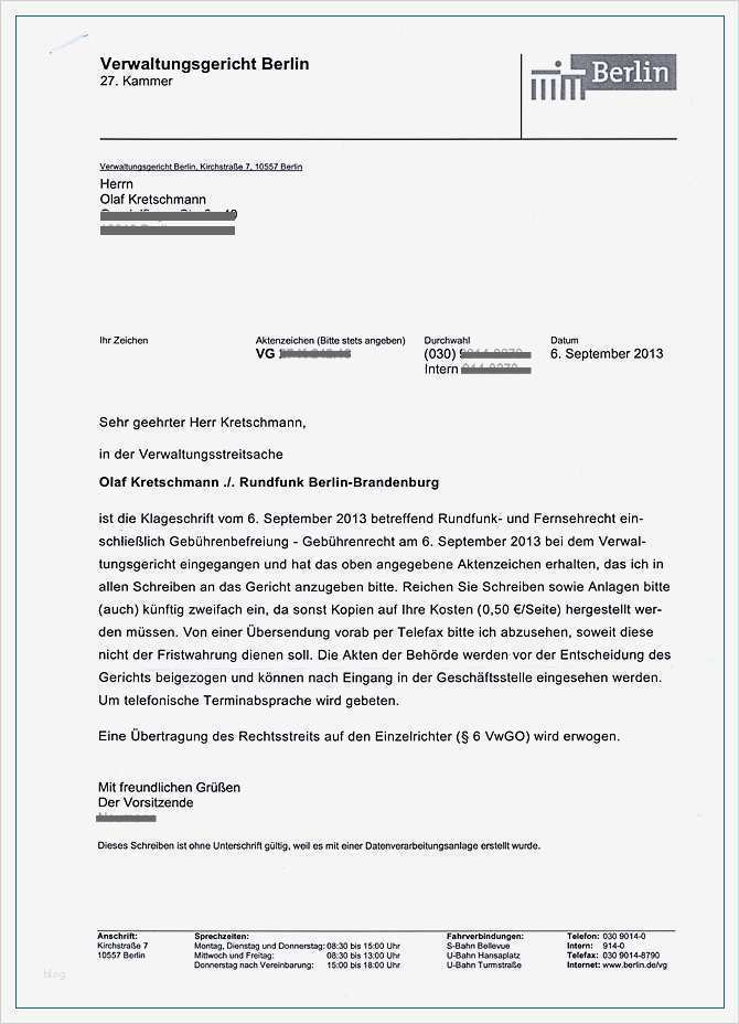 Kaufmännisches Bestätigungsschreiben Vorlage Hübsch Olaf Kretschmann Vs Rundfunkbeitragspflicht Der Info