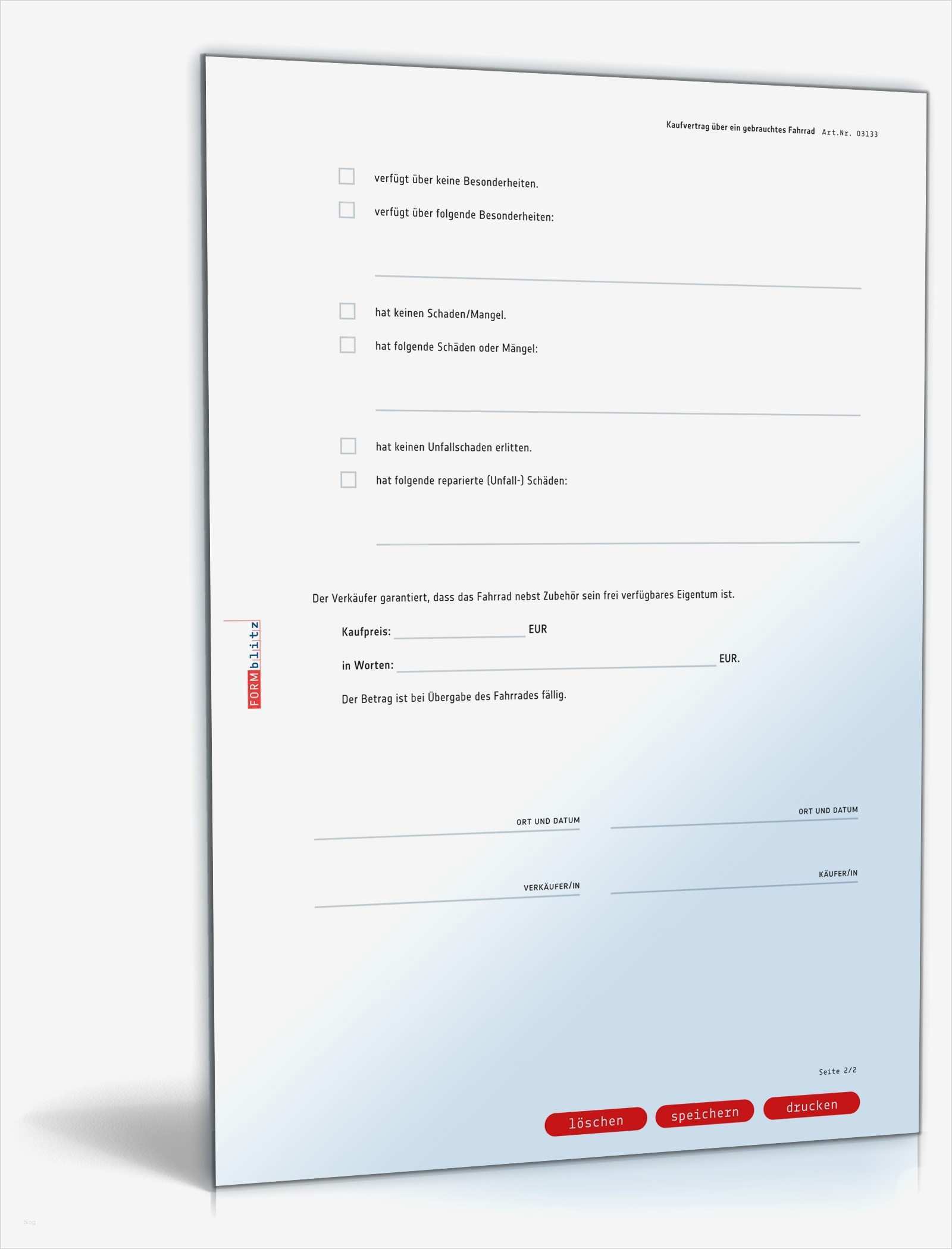 Kaufvertrag Fahrrad Vorlage Word Großartig Kaufvertrag Fahrrad