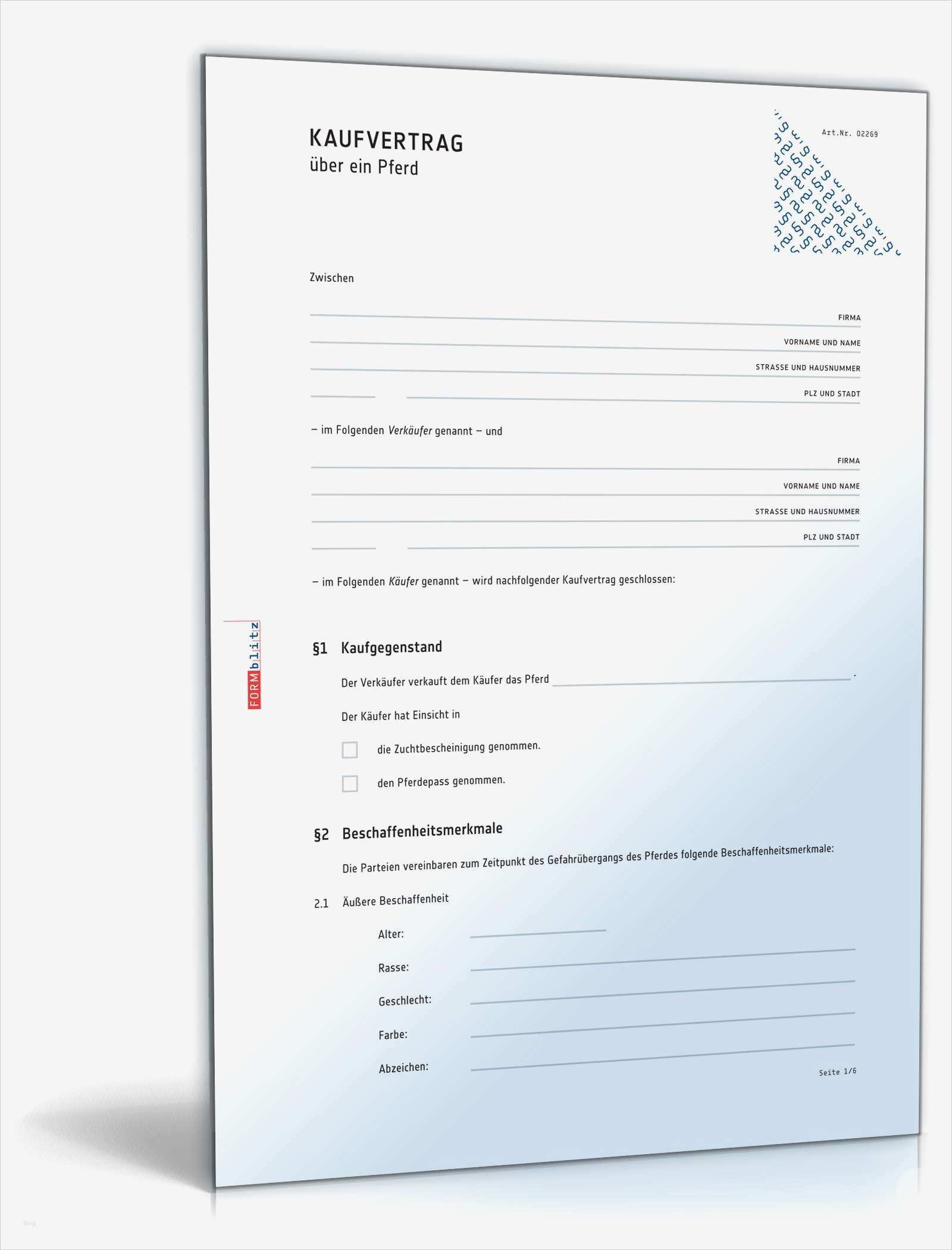 Kaufvertrag Pferd Vorlage Angenehm Kaufvertrag Pferd