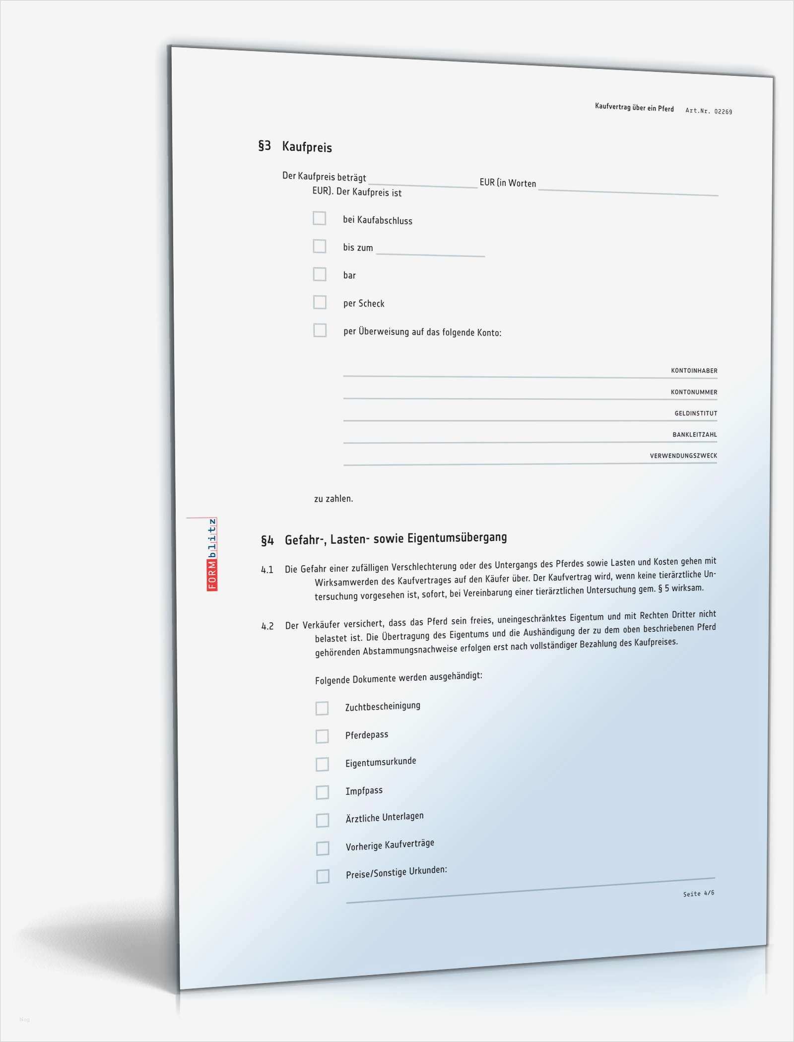 Kaufvertrag Pferd Vorlage Erstaunlich Kaufvertrag Pferd