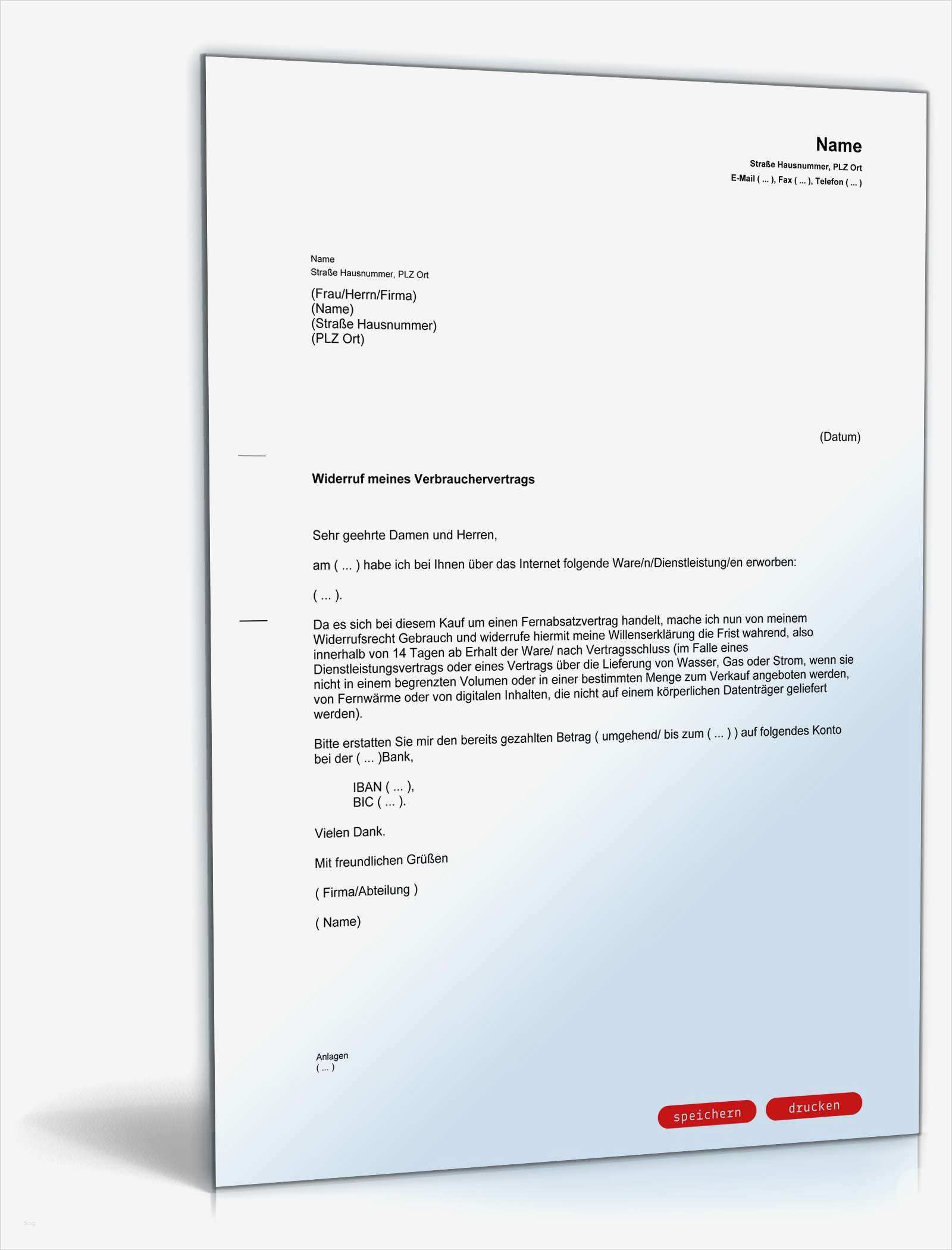 Kaufvertrag Pferd Vorlage Erstaunlich Widerruf Internet Kaufvertrag Nach Fernabsatzrecht