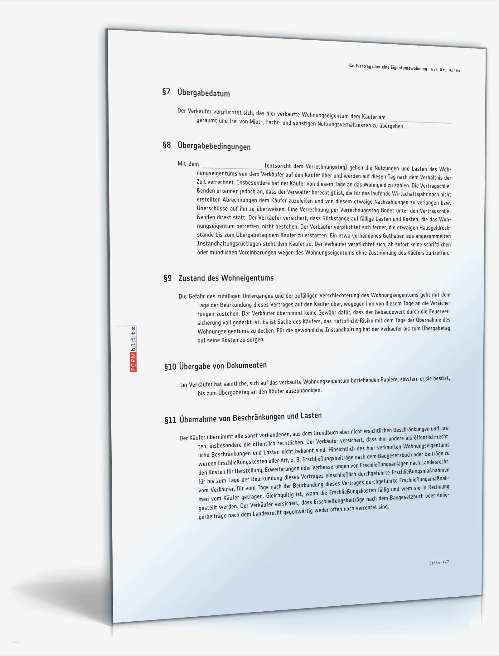 Kaufvertrag Wohnung Vorlage Erstaunlich Kaufvertrag Eigentumswohnung