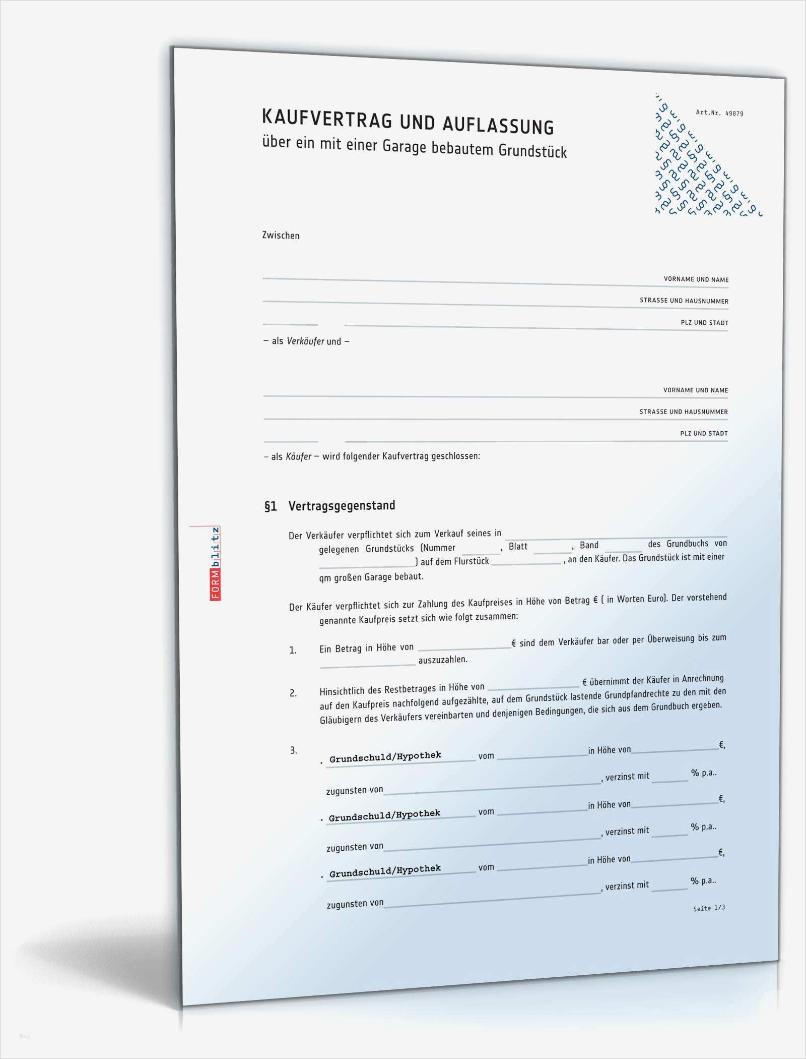 Kaufvertrag Wohnung Vorlage Genial Kaufvertrag Grundstück Mit Garage