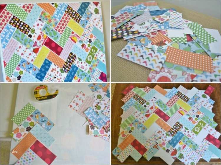 Keilrahmen Gestalten Vorlagen Anleitungen Bewundernswert Keilrahmen Gestalten Mit Verschiedenen Techniken 15