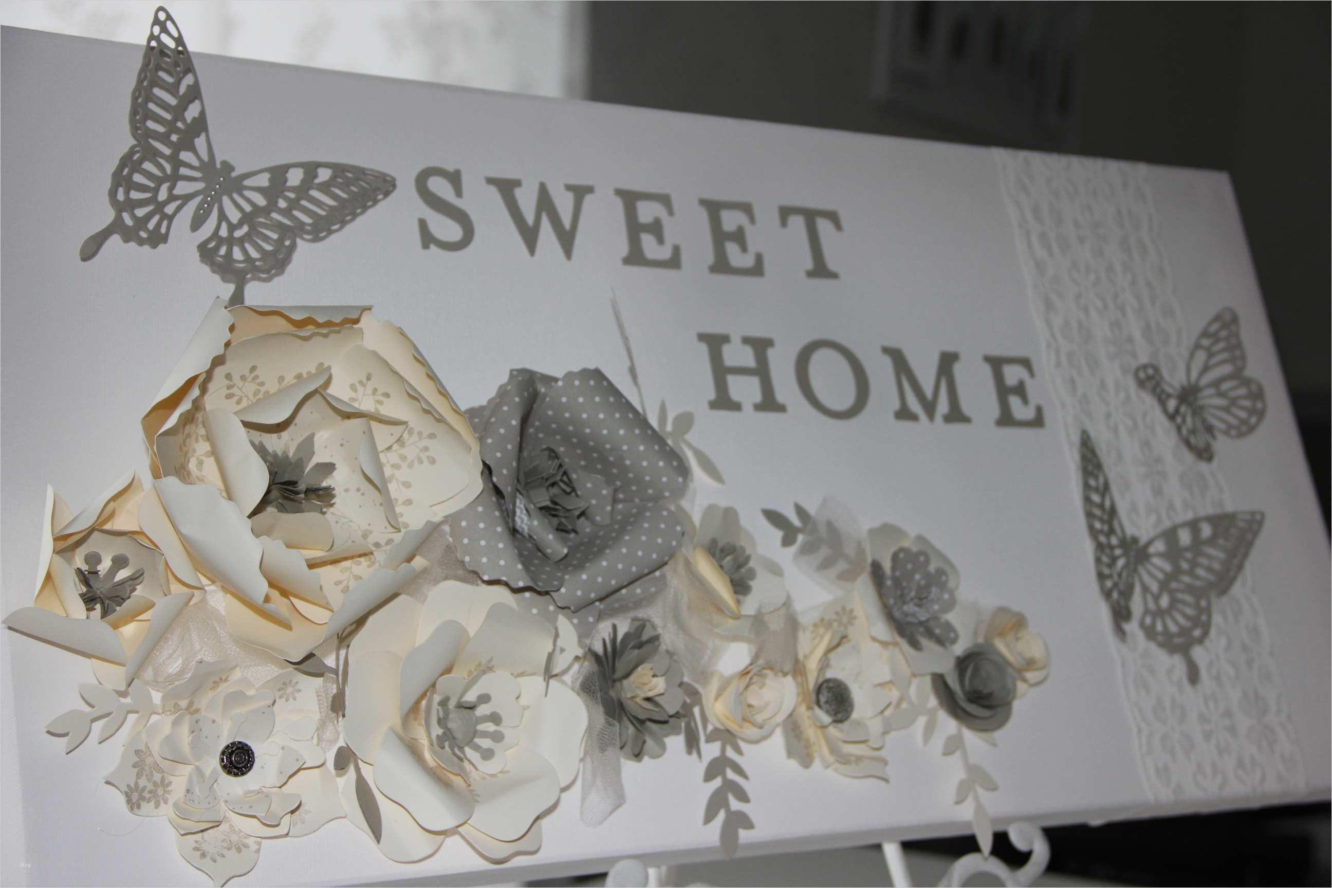 Keilrahmen Gestalten Vorlagen Anleitungen Luxus Blumiger Keilrahmen "sweet Home" Kreative Lieblingsstücke