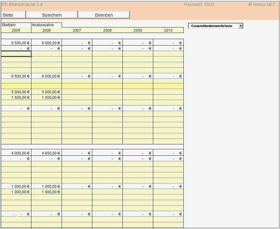 Kennzahlen Excel Vorlage Bewundernswert Rs Bilanzanalyse Kennzahlen Berechnung Excel Vorlagen Shop