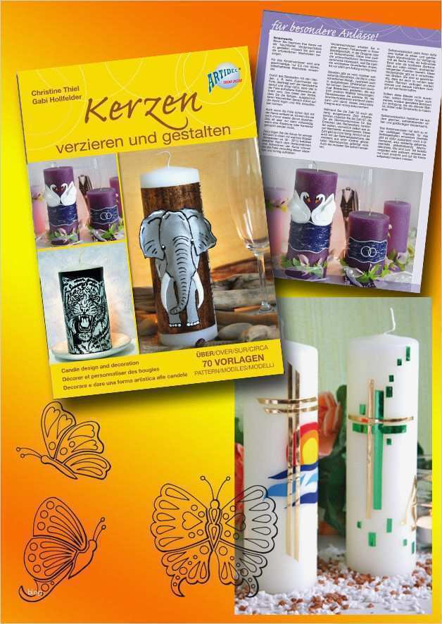 Kerzen Gestalten Vorlagen Fabelhaft Vorlagenmappe Kerzen Verzieren Gestalten Basteln Vorlagen