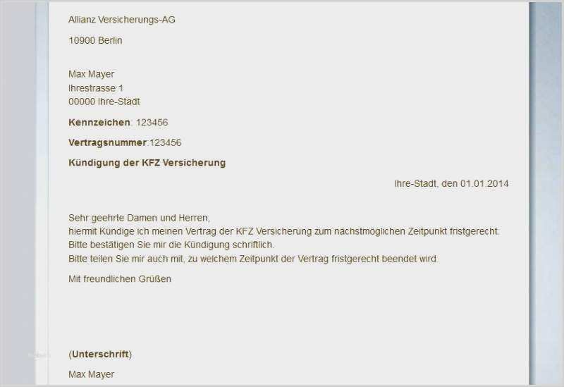 Kfz Versicherung Kündigen Vorlage Wunderbar Fantastisch Kfz Versicherung Zertifikat Vorlage Galerie