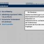 Kick Off Meeting Präsentation Vorlage Luxus Tandembörse Tandemkurs Tandemtagebuch Tandemkoffer