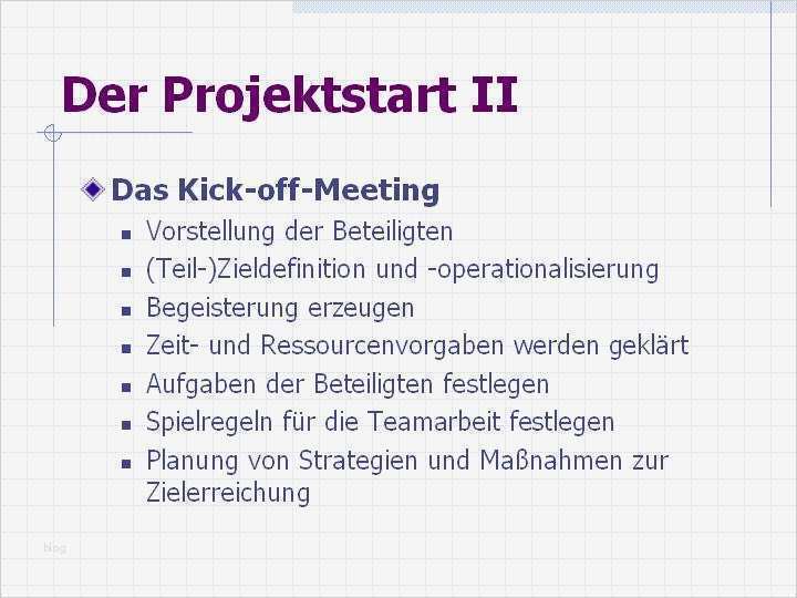 Kick Off Meeting Präsentation Vorlage Neu Finanzierung
