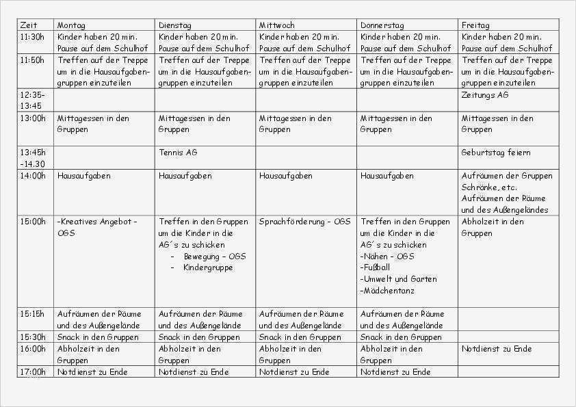 Kinder Regelplan Vorlage Erstaunlich Ziemlich Kindergarten Tagesplan Vorlage Zeitgenössisch