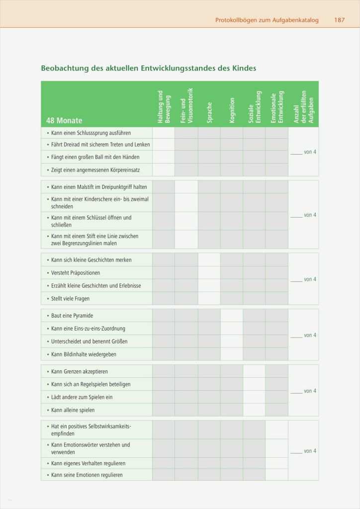 Kinderbeobachtung Vorlage Angenehm Grenzsteine Der Entwicklung