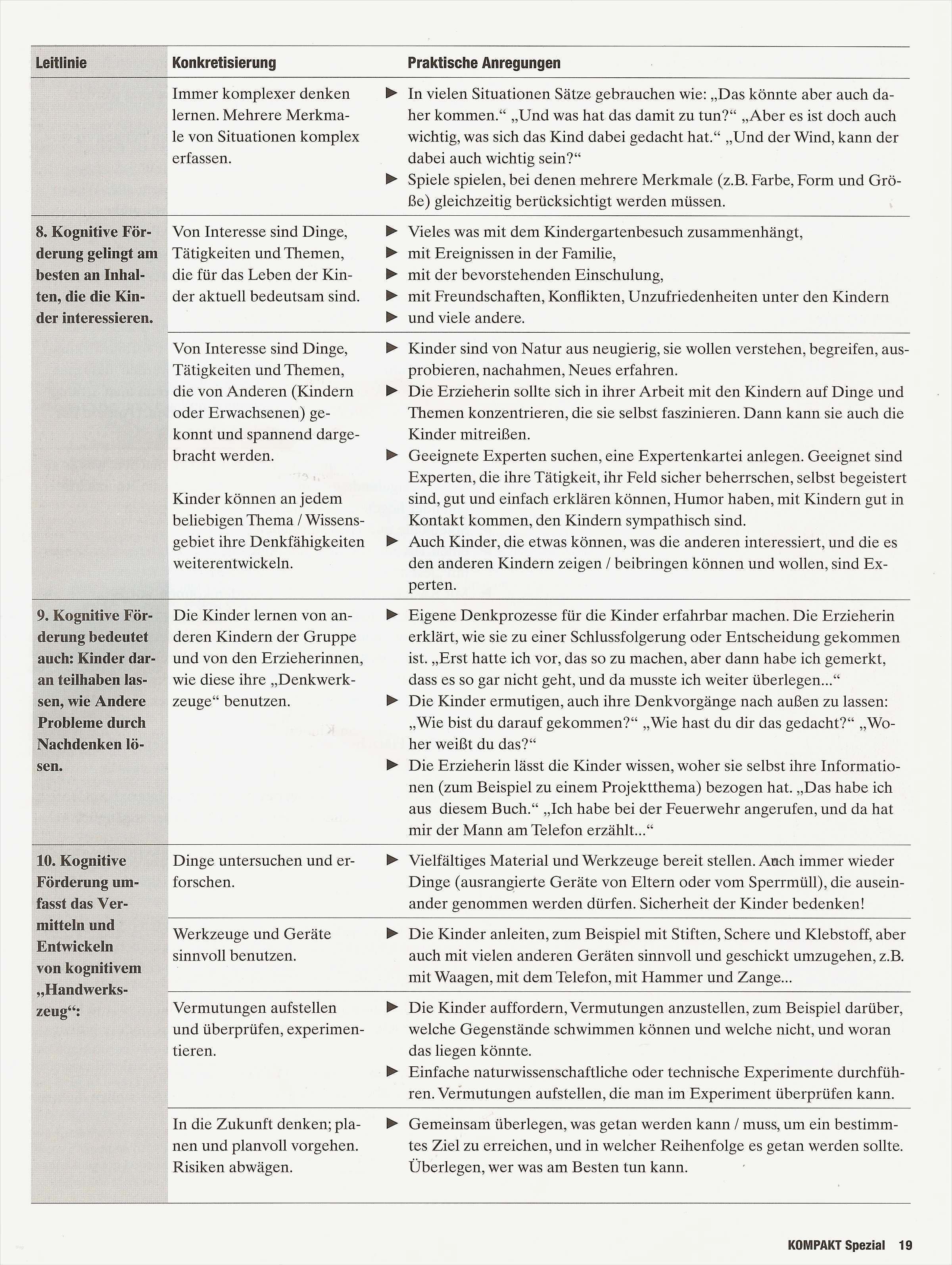 Kinderbeobachtung Vorlage Einzigartig Kognitive Förderung In Der Kita