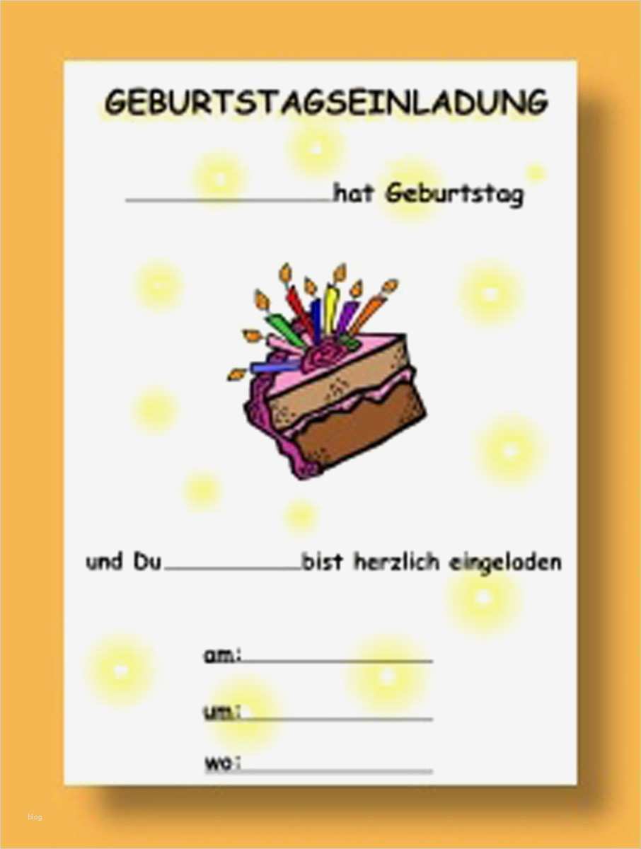 Kindergeburtstag Einladung Vorlage Angenehm Vorlage Einladung Geburtstag