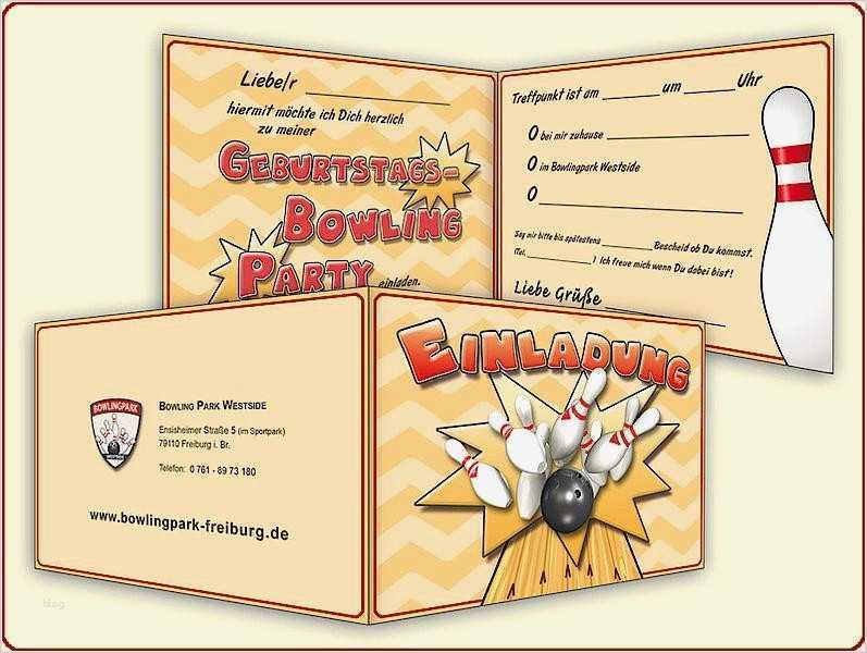 Kindergeburtstag Einladung Vorlage Einzigartig Vorlage Einladung Kindergeburtstag Bowling