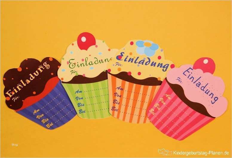 Kindergeburtstag Einladung Vorlage Wunderbar Muffin Einladung ⋆ Kindergeburtstag Planen