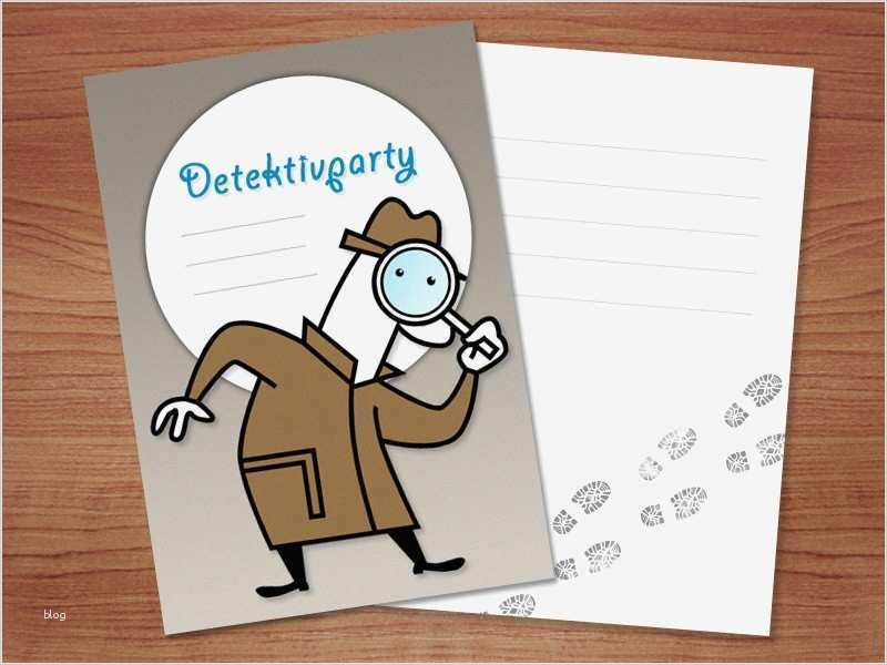 Kindergeburtstag Einladungen Vorlagen Einzigartig Einladung Detektiv Kindergeburtstag Richtig