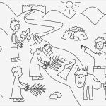 Kindergottesdienst Vorlagen Kostenlos Einzigartig Stickbild Ausmalbild Zu Palmsonntag Oder Ostern