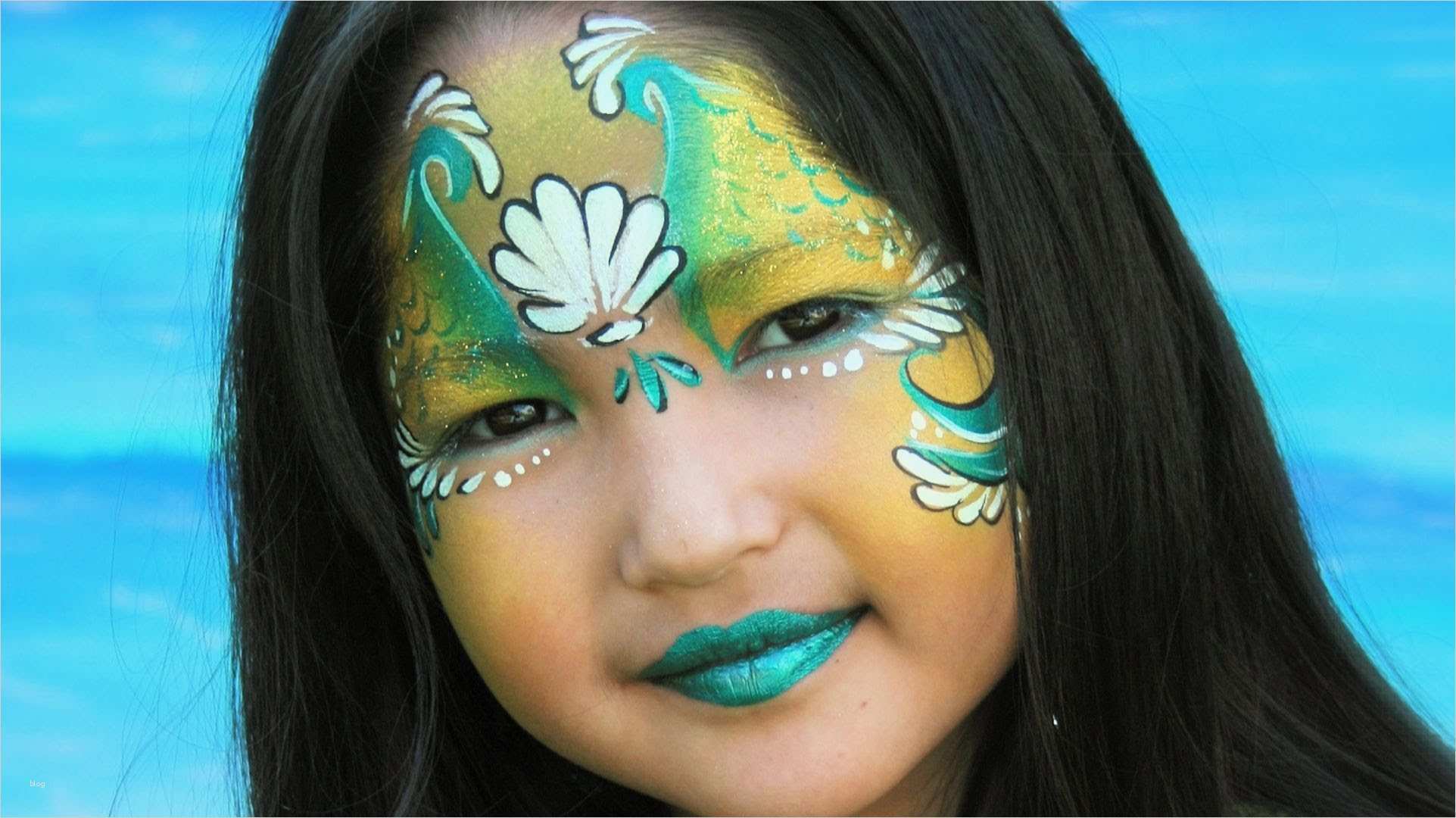 Kinderschminke Vorlagen Großartig Meerjungfrau Schminken Meerjungfrau Kinderschminken