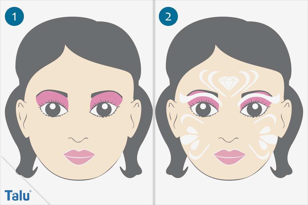 Kinderschminken Einfache Vorlagen Zum Ausdrucken Angenehm