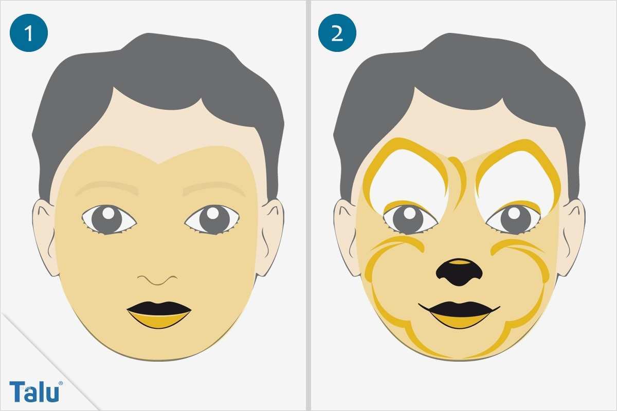 Kinderschminken Einfache Vorlagen Zum Ausdrucken Einzigartig Kinderschminken Anleitung & Vorlagen Zum Ausdrucken Von