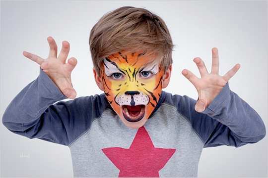 Kinderschminken Katze Vorlagen Beste Tiger Schminken Leicht Gemacht Familie