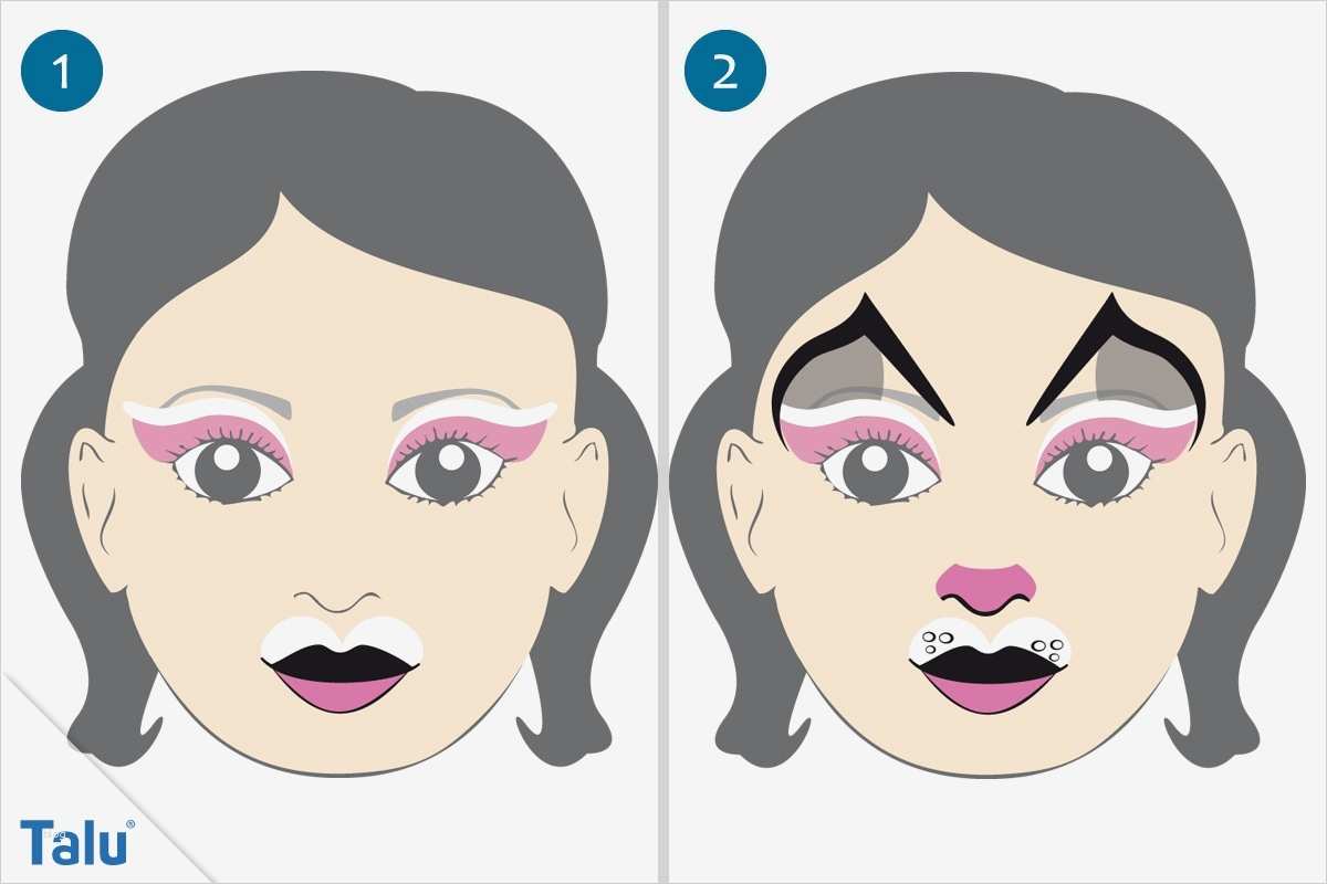 Kinderschminken Katze Vorlagen Erstaunlich Kinderschminken Anleitung & Vorlagen Zum Ausdrucken Von