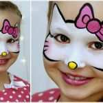 Kinderschminken Katze Vorlagen Großartig "hello Kitty" Makeup for Kids — Fast & Easy Face Painting