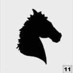 Kinderschminken Pferd Vorlage Cool Pferd 01 Tattoo Schablone Tattoo Schablonen