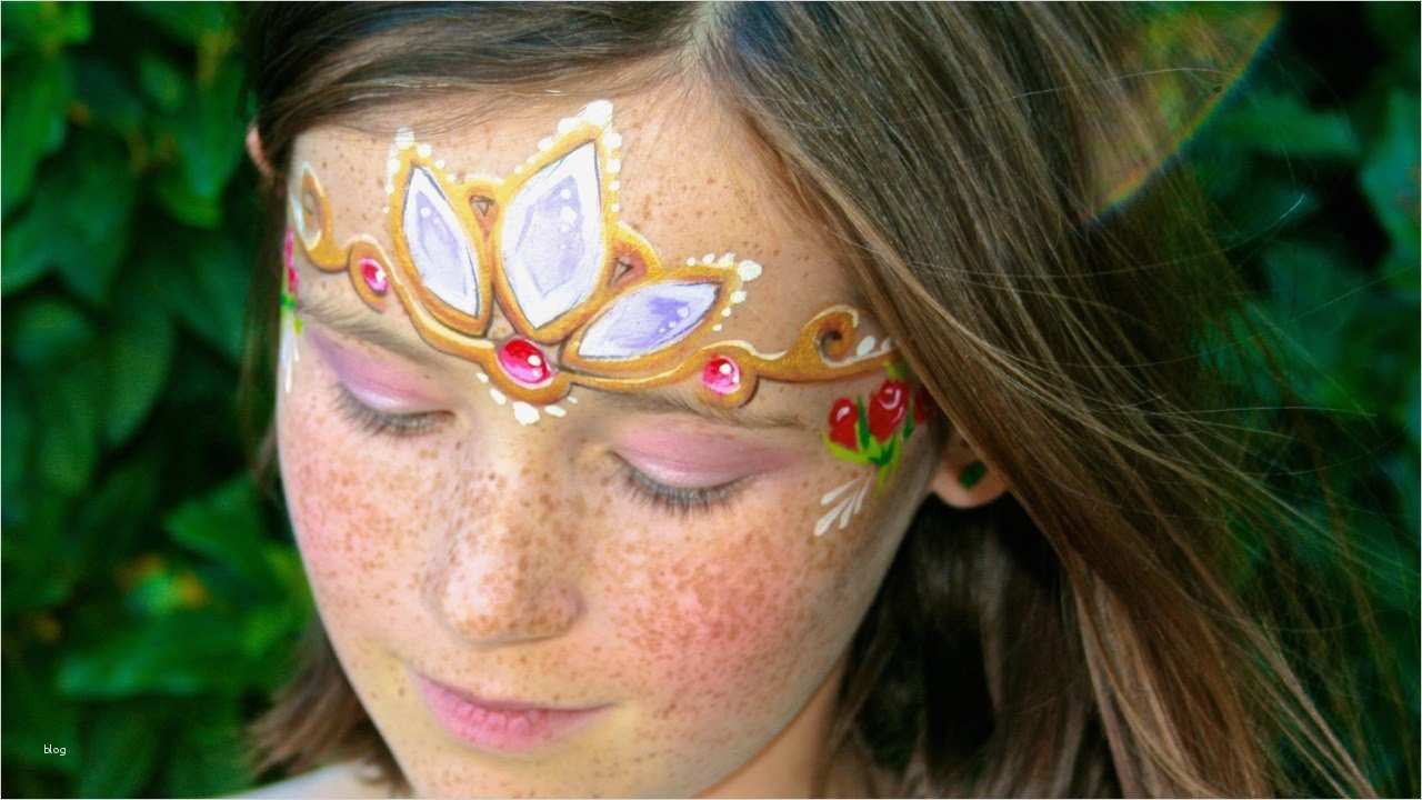 Kinderschminken Vorlage Süß Prinzessin Schminken Prinzessin Rapunzel Kinderschminken