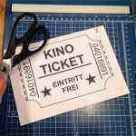Kinokarte Vorlage Zum Ausdrucken Erstaunlich Wel E to the Movies Kinogutschein Selber Basteln