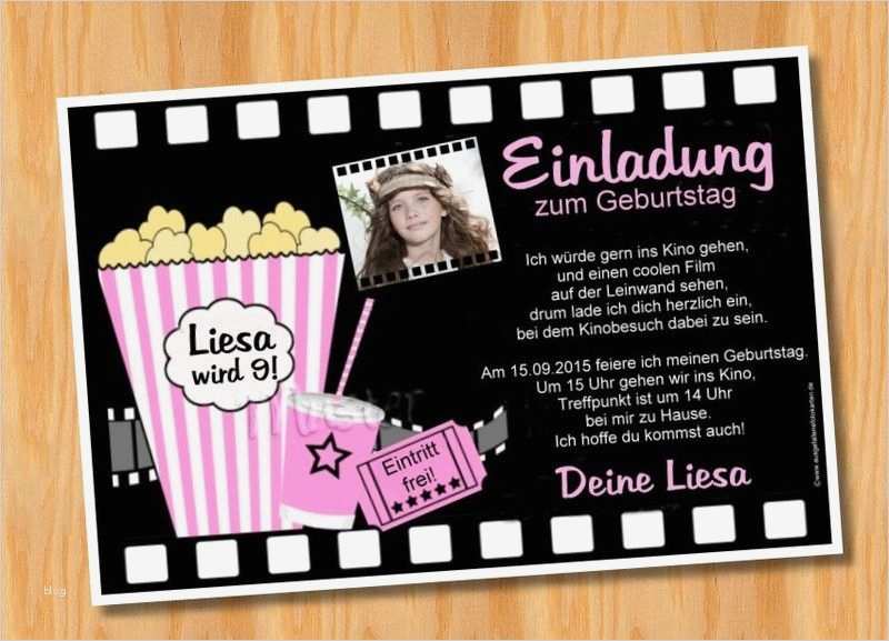 Kinokarte Vorlage Zum Ausdrucken Fabelhaft Foto Einladungskarten Kindergeburtstag Kino